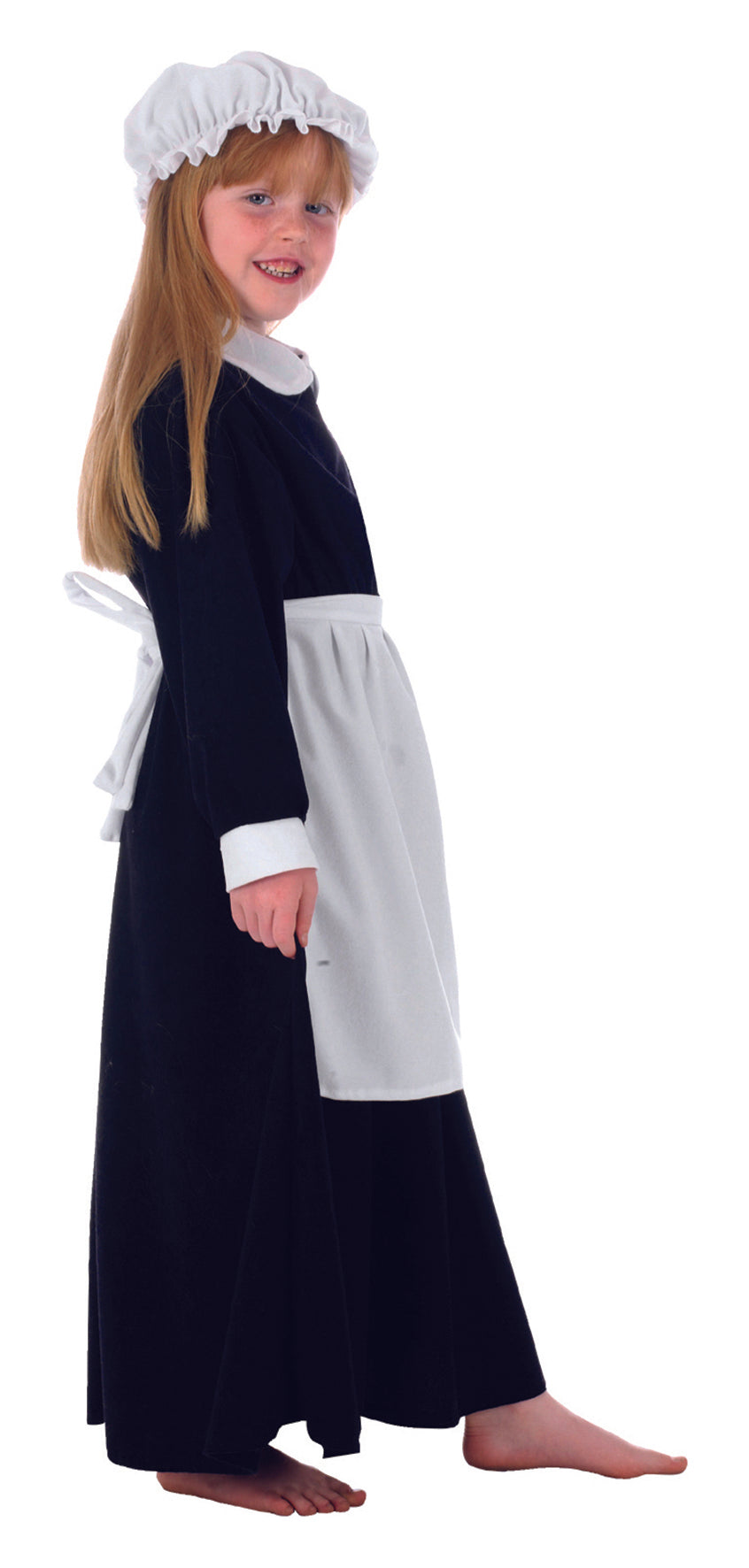 Girls Elsie The Parlour Maid 7- 9 Years 140cm Childrens Costume Female Halloween 1
