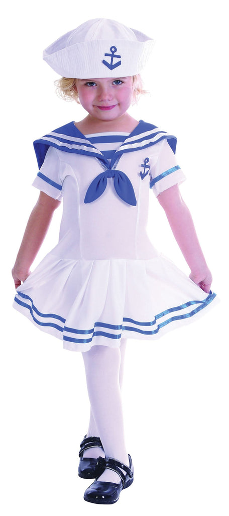 Girls Sailor Girl Toddler Childrens Costume Female Halloween Girls Sailor Girl Toddler Childrens Costume Female Halloween