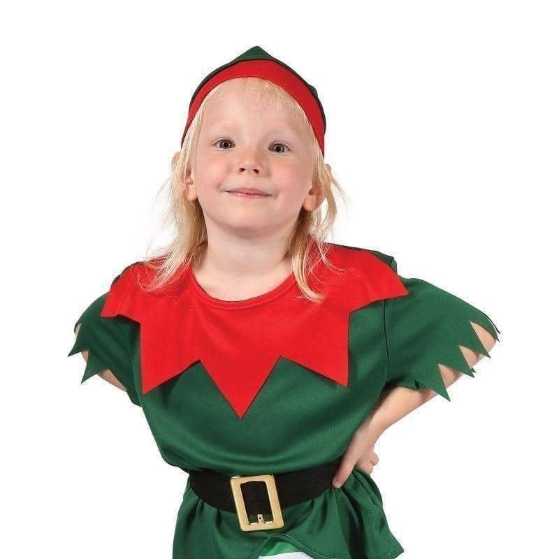 Girls Santa Helper Girl Toddler Childrens Costume Female To Fit Child Of Height 90cm 100cm_1