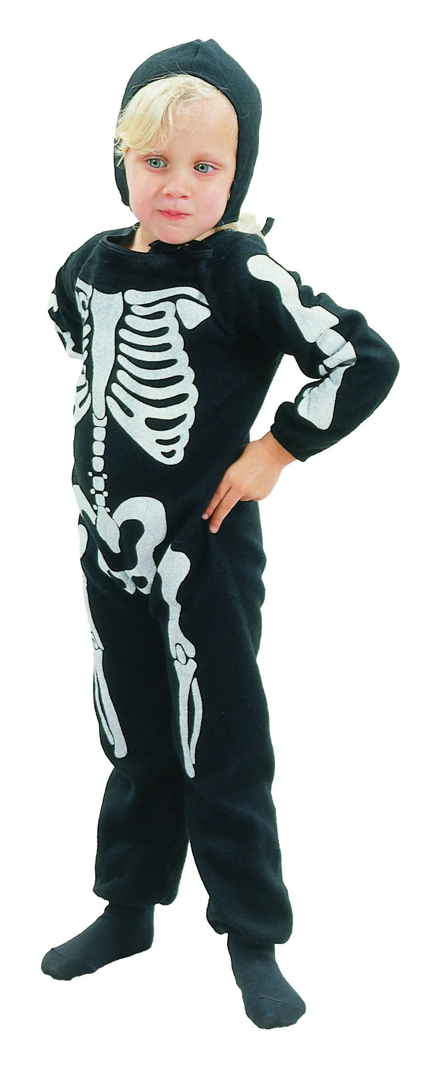 Girls Skeleton Boy Toddler Childrens Costume Female Halloween_1