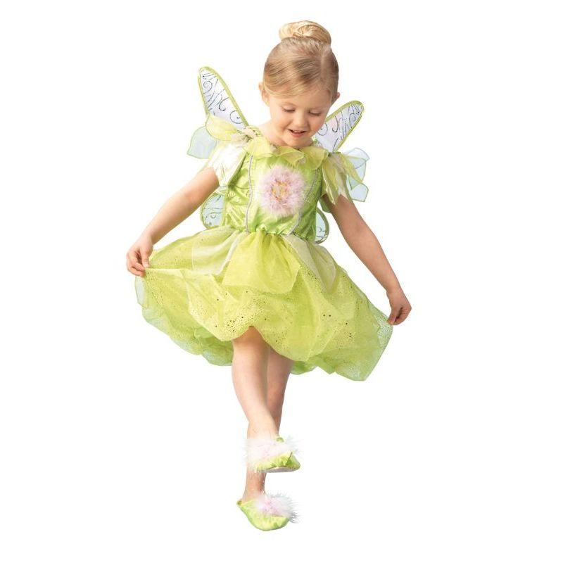 Girls Tinker Bell Platinum Costume 1