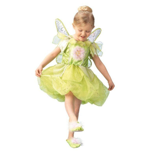 Girls Tinker Bell Platinum Costume 1