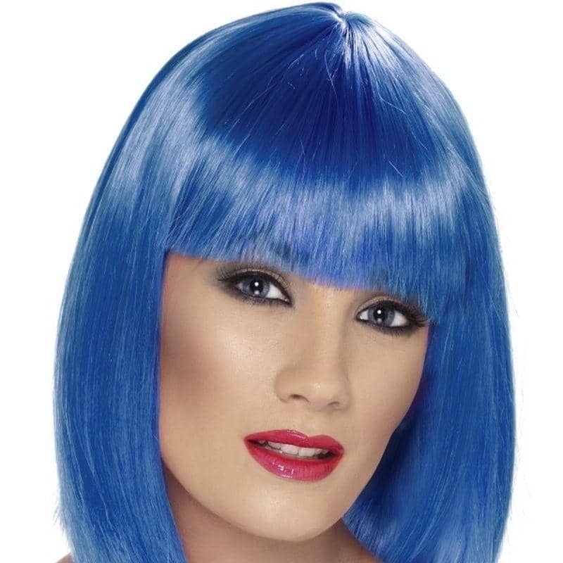 Glam Wig Adult Blue_1