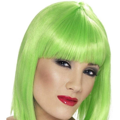 Glam Wig Adult Green 1
