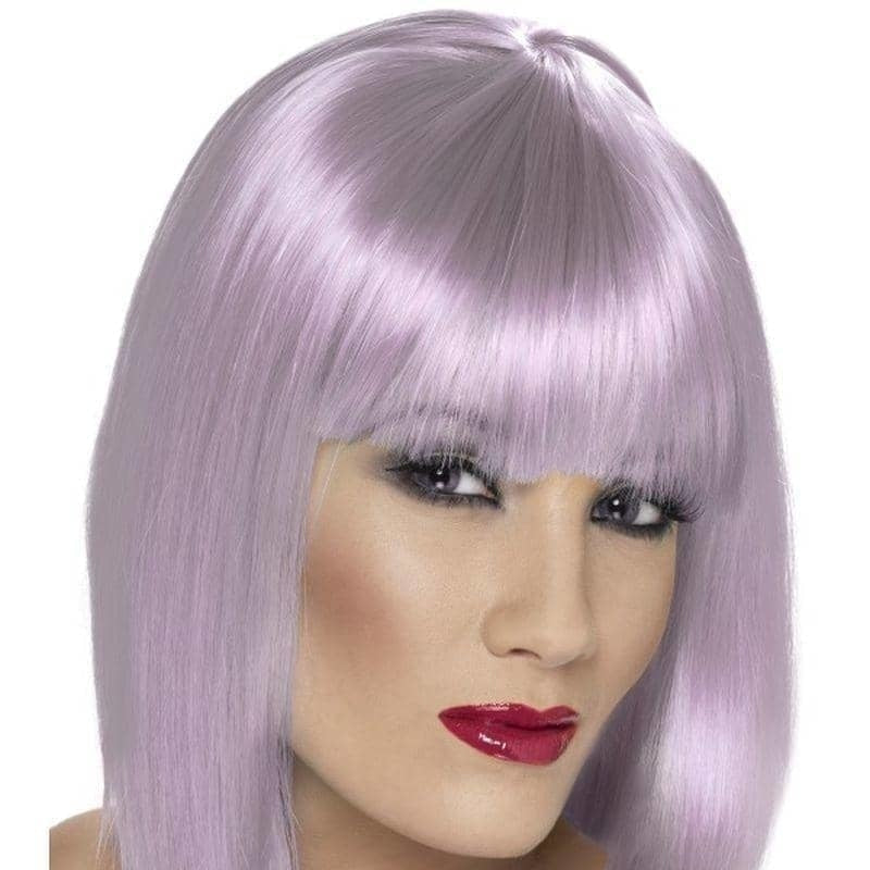 Glam Wig Adult Lilac_1