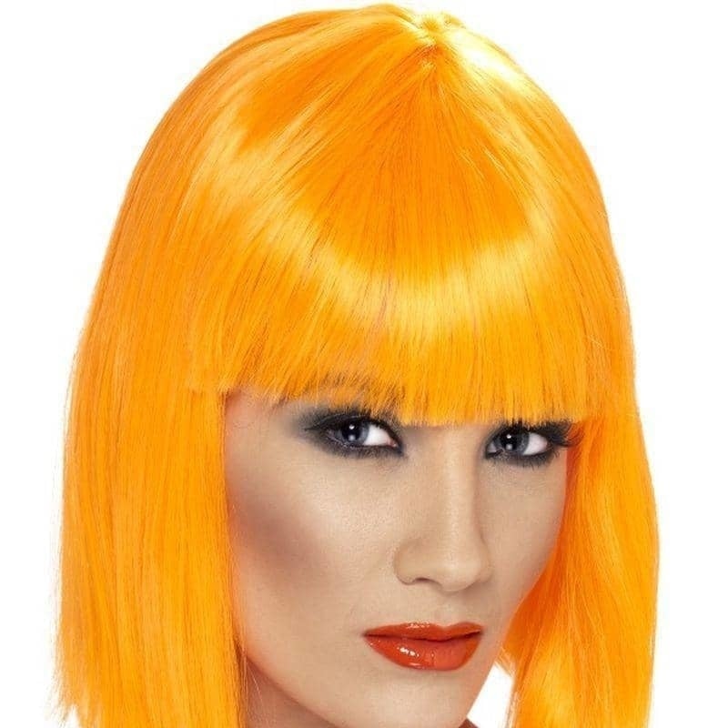 Glam Wig Adult Orange_1