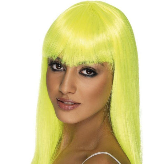 Glamourama Wig Adult Yellow 1