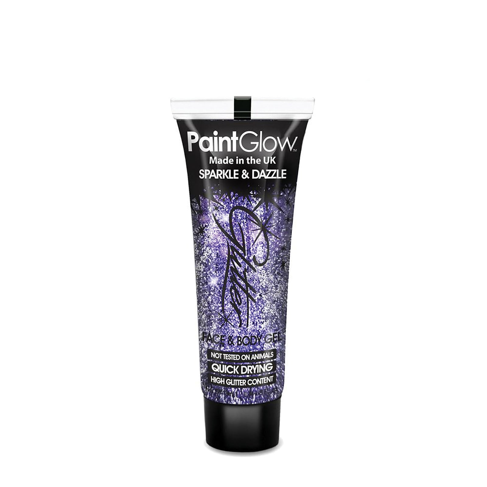 Glitter Face + Body Gel Lavender 10ml Make Up Unisex 1