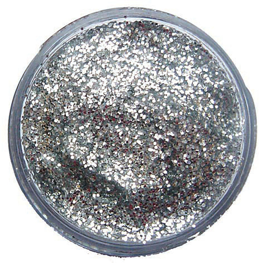 Glitter Gel 12ml Silver Make Up Unisex_1