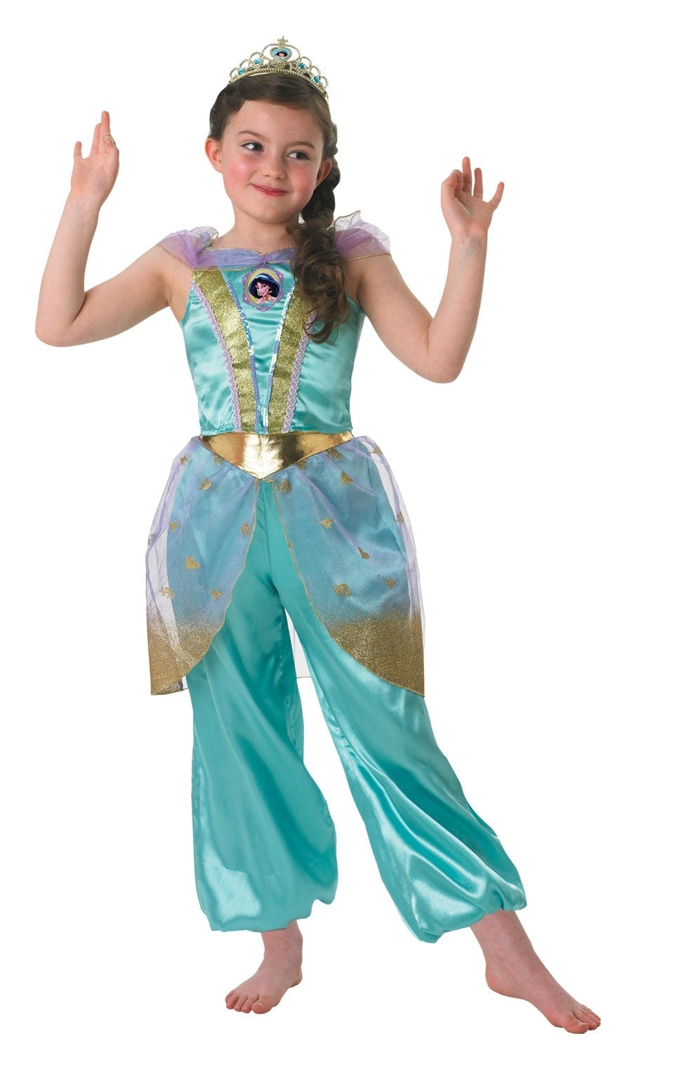 Glitter Jasmine Girls Costume 1