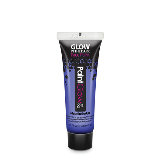 Glow In The Dark Body Paint Blue 10ml Make Up Unisex 1
