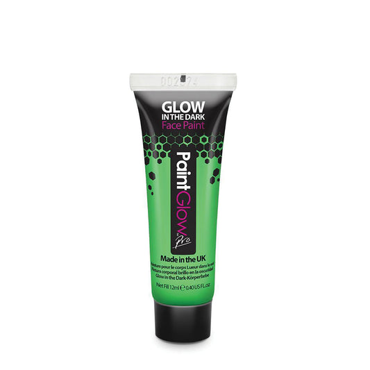 Glow In The Dark Body Paint Green 10ml Make Up Unisex 1