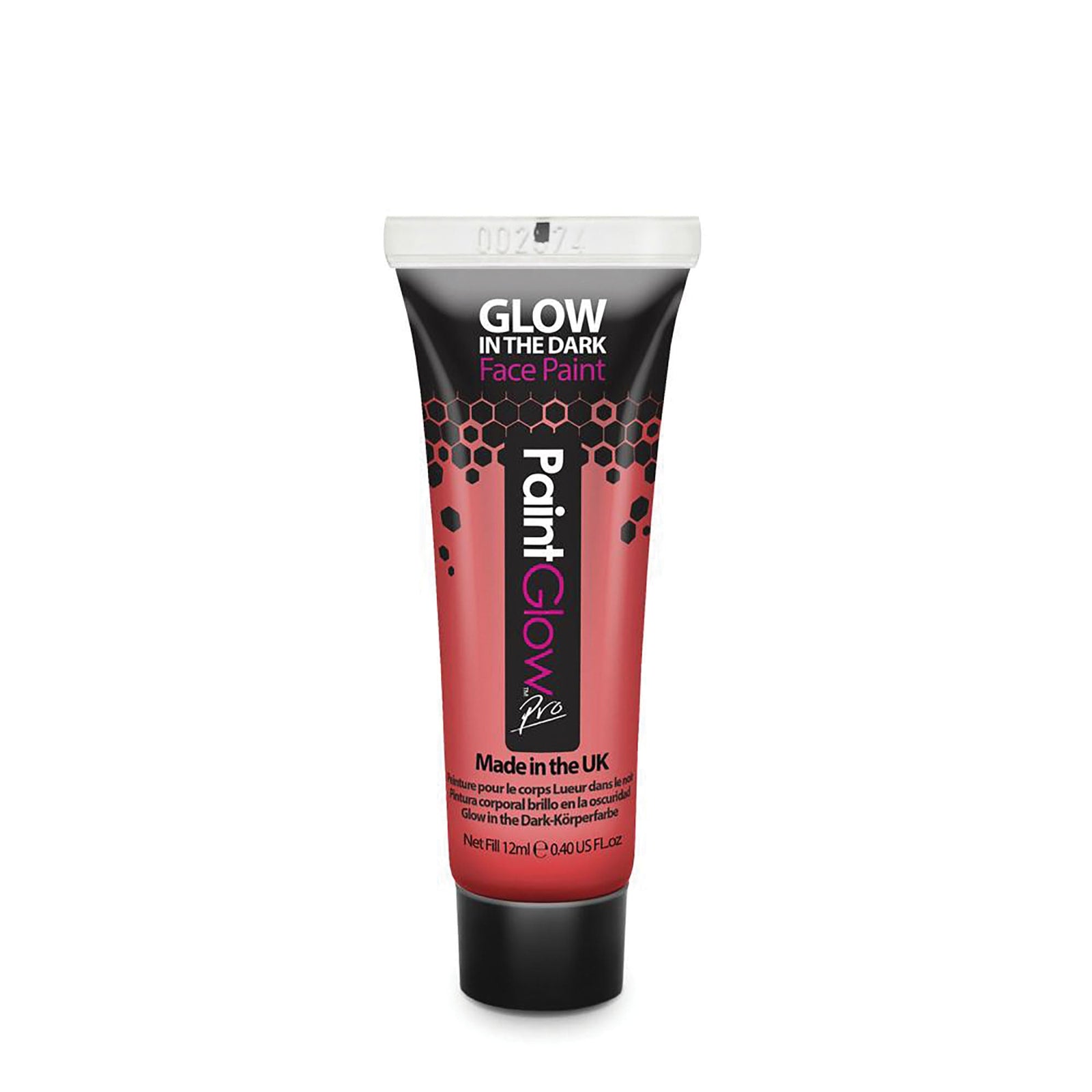 Glow In The Dark Body Paint Red 10ml Make Up Unisex 1