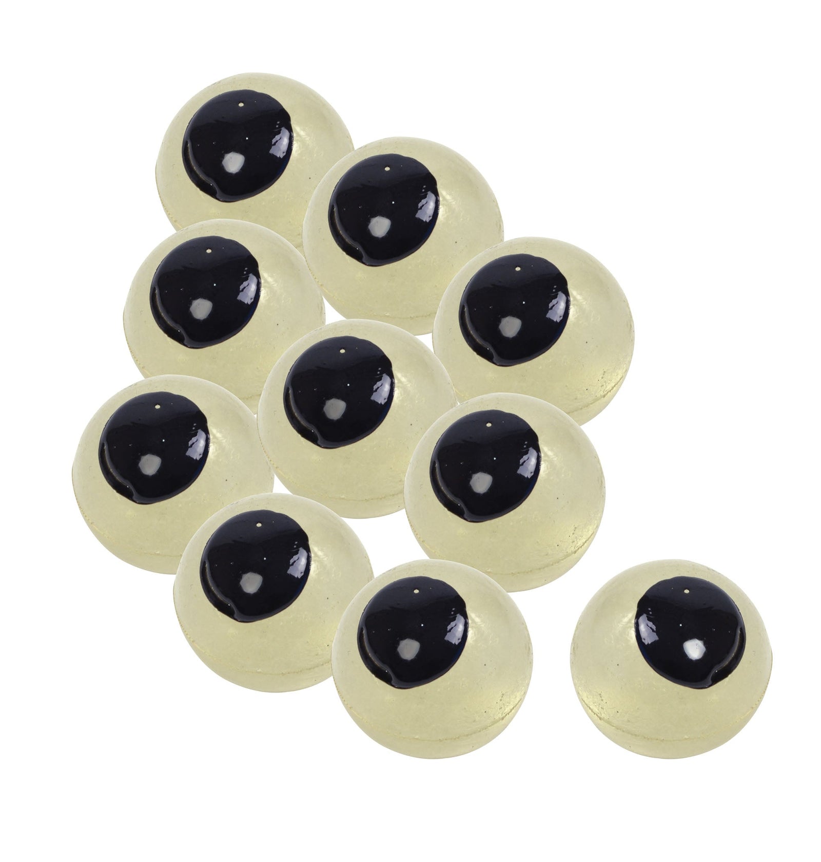 Glow In The Dark Soft Eyeballs 10pcs General Jokes Unisex 1