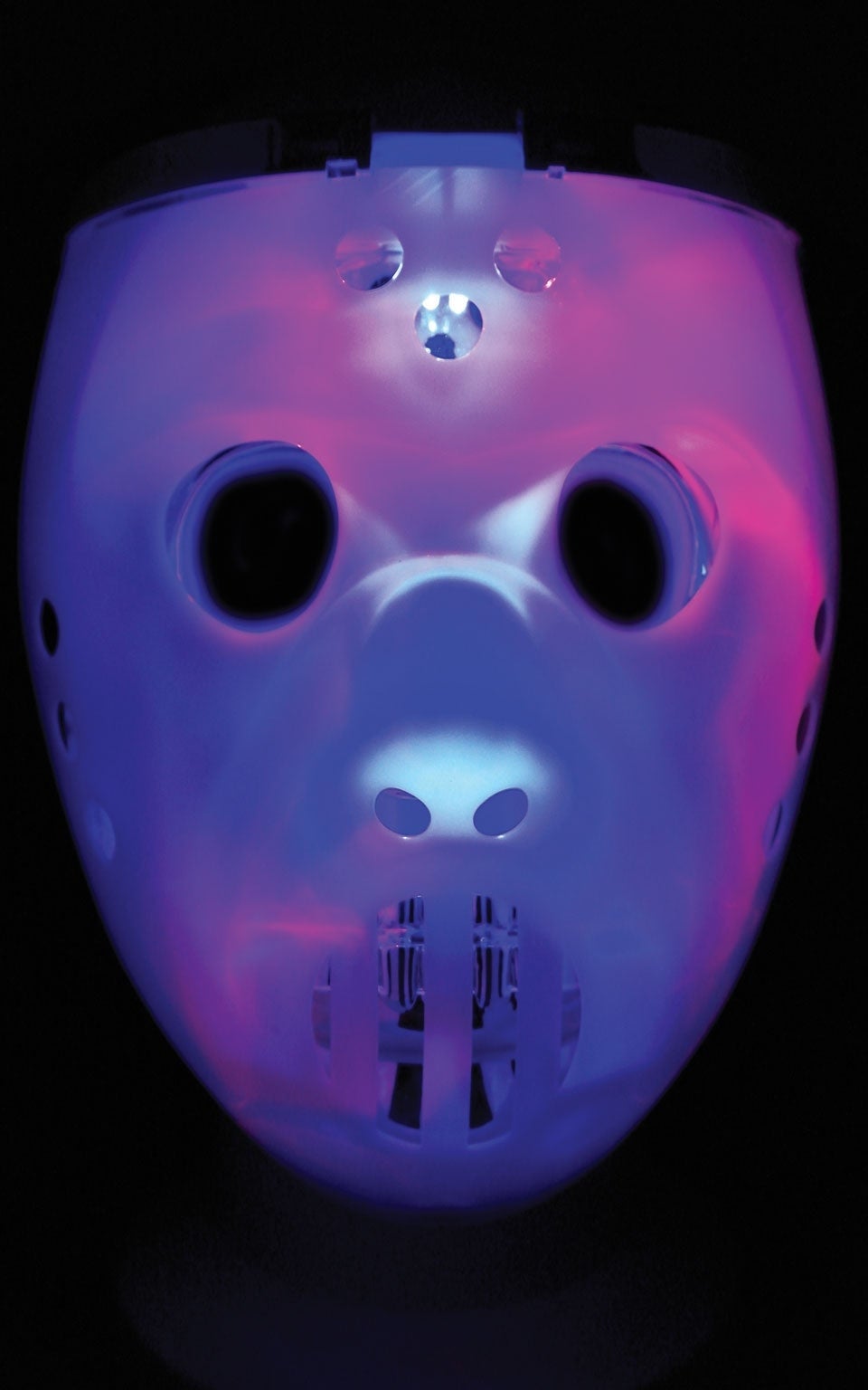 Glow In The Dark White Hockey Mask 4