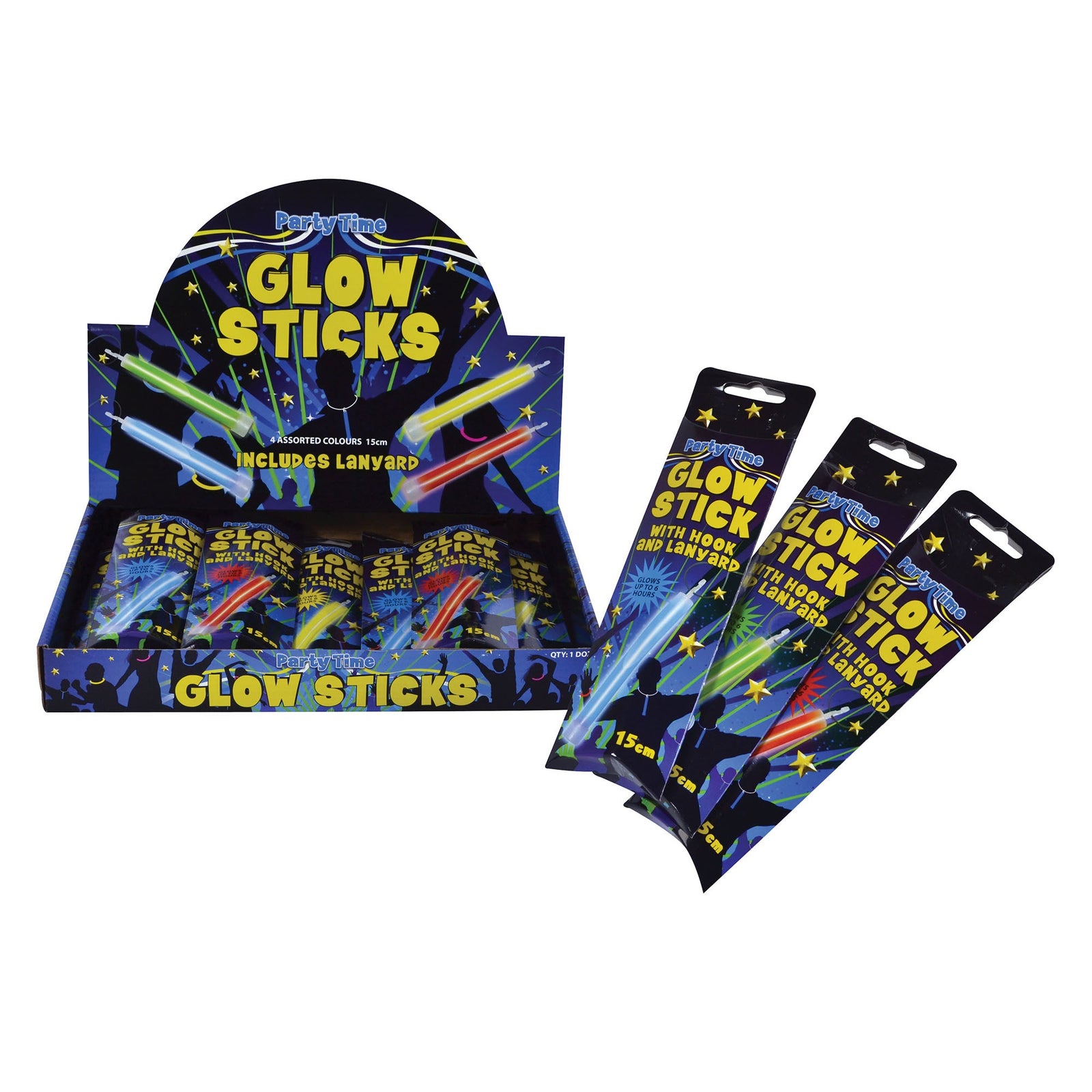 Glow Sticks 15cm General Jokes Unisex 1