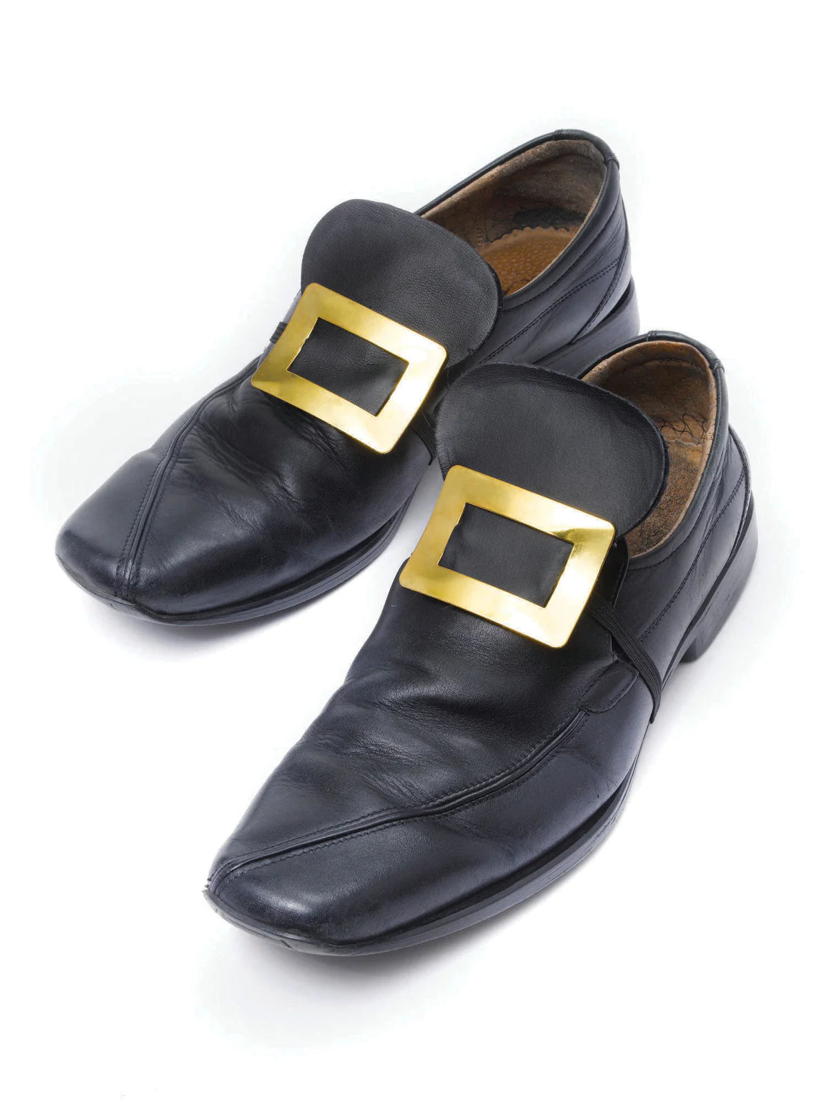 Gold Bangle Shoe Buckles Costume Accessory 2