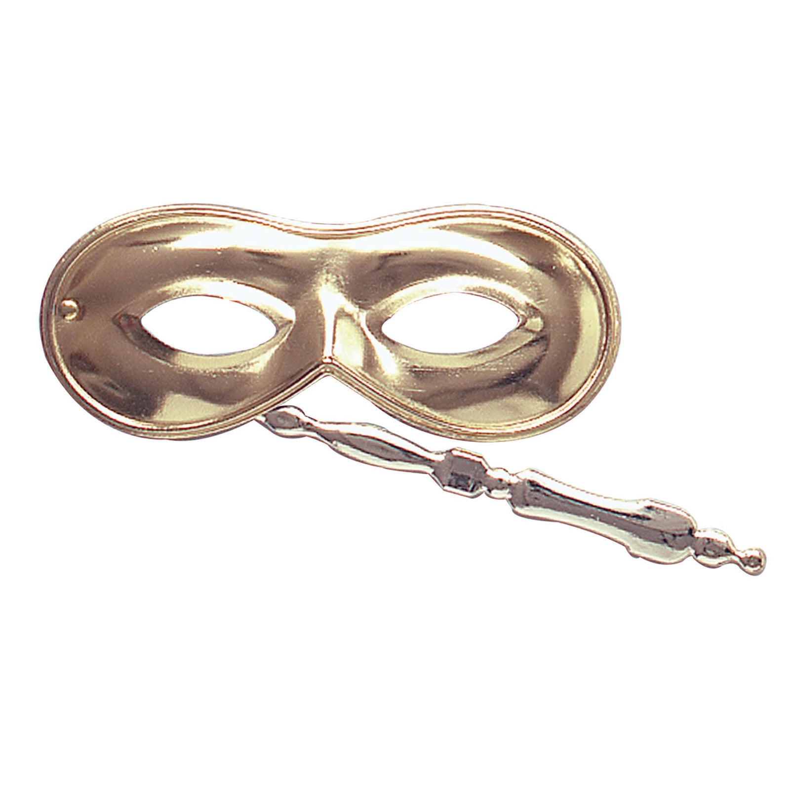 Gold Domino Eye Mask On Stick 1