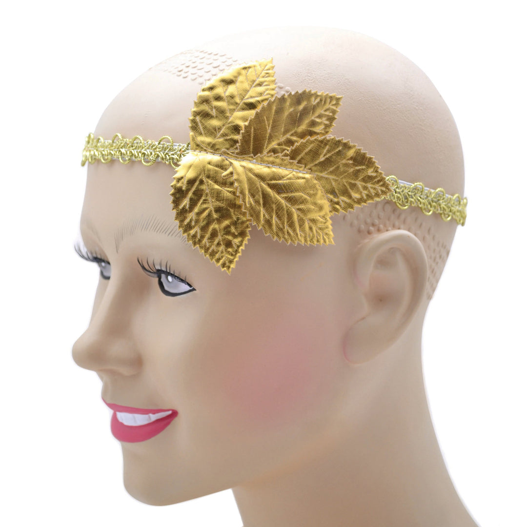 Gold Leaf Headband Roman Costume Accessory_1