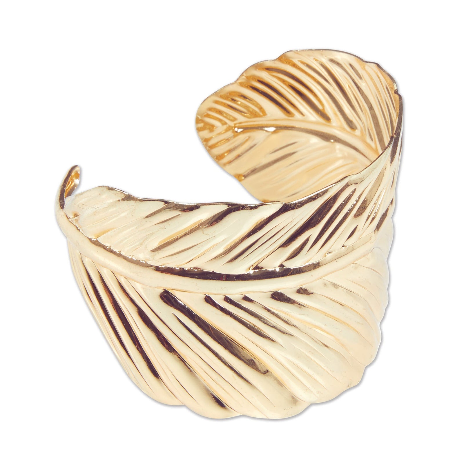 Gold Roman Leaf Bangle Costume Accessory 1