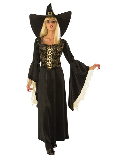 Golden Web Witch Costume Adult_1