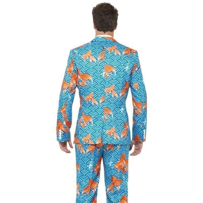 Goldfish Stand Out Suit Adult Blue Orange_2