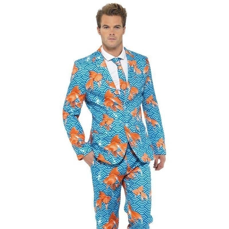 Goldfish Stand Out Suit Adult Blue Orange 1
