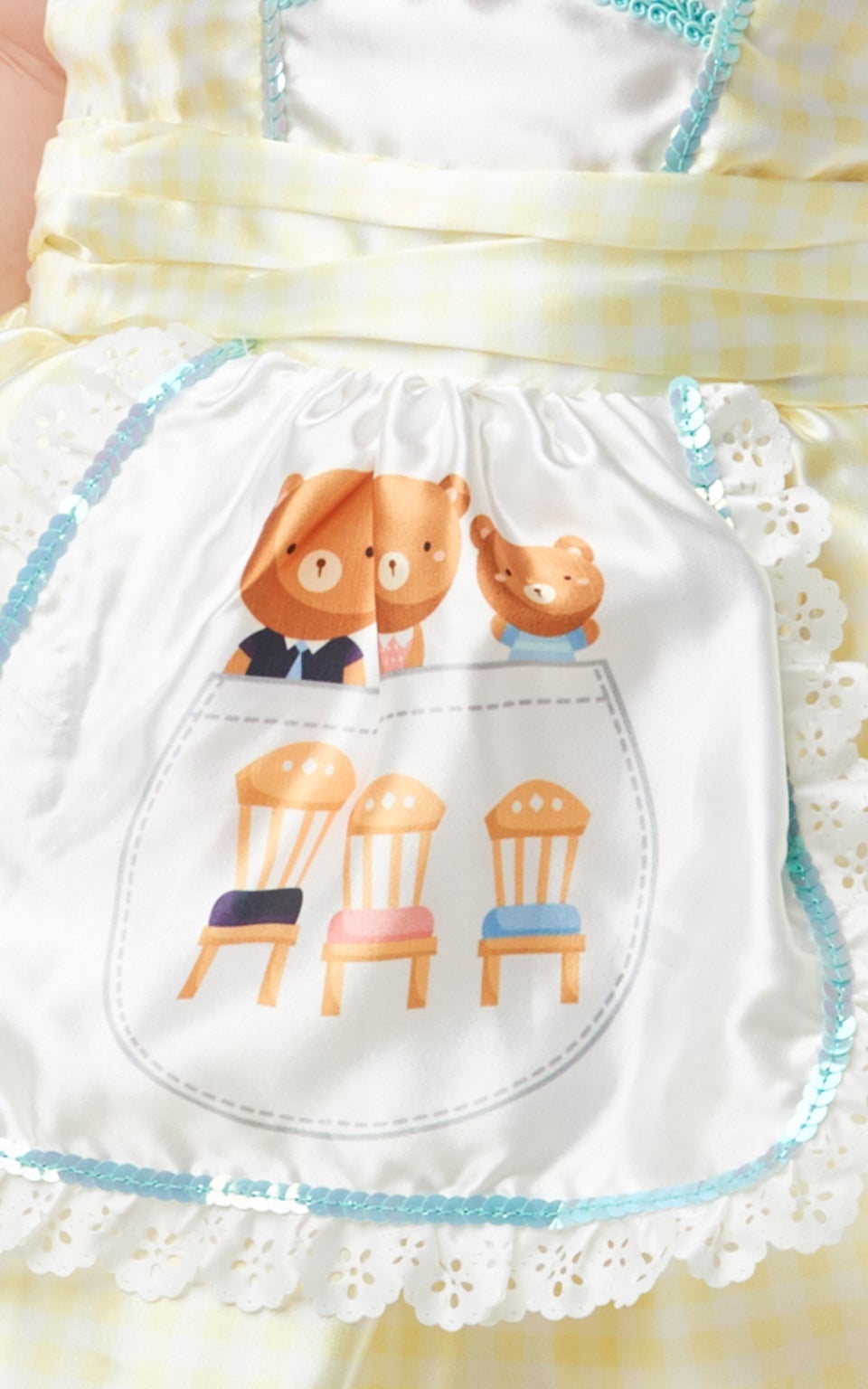 Goldilocks Costume Dress Kids 4