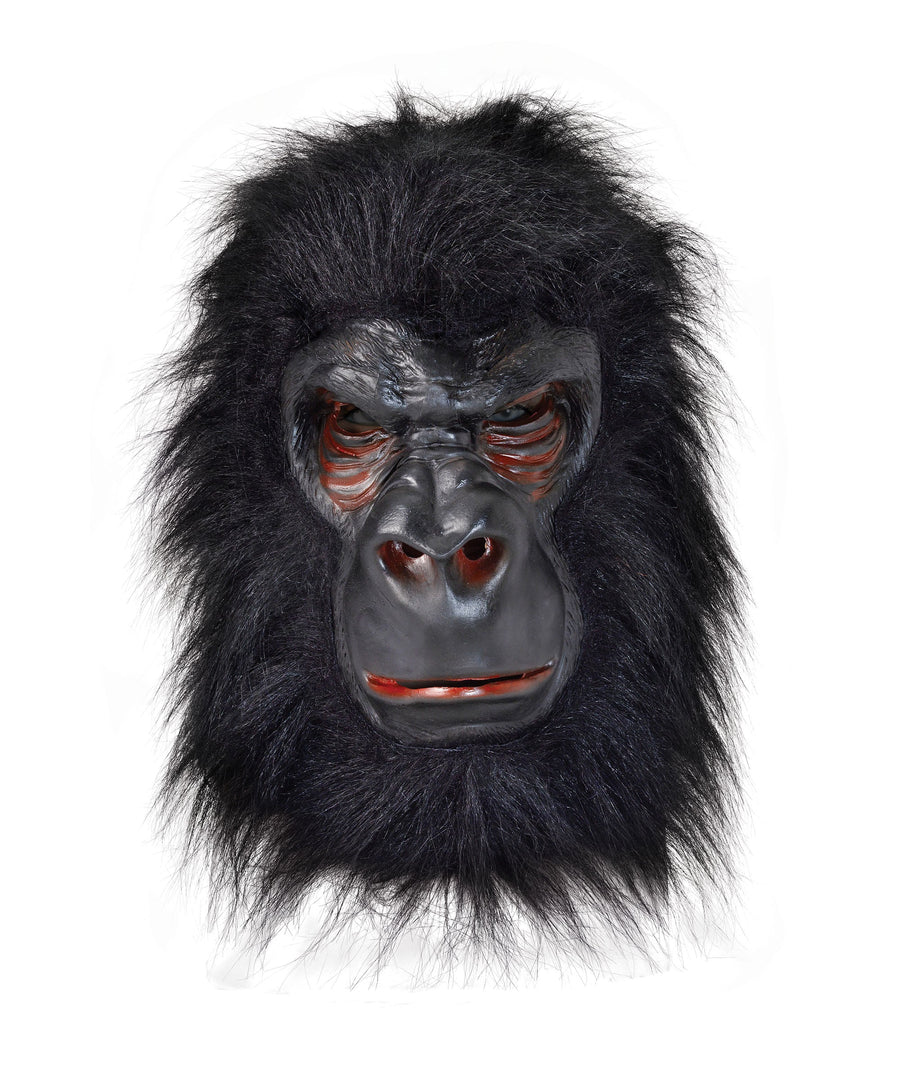 Gorilla Mask Latex with Black Hair BM371_1