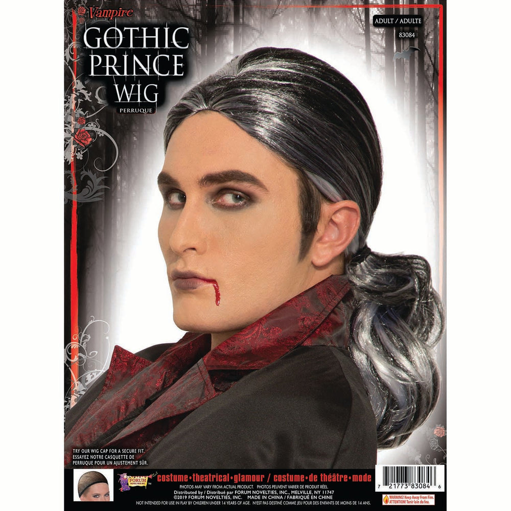 Size Chart Gothic Prince Wig