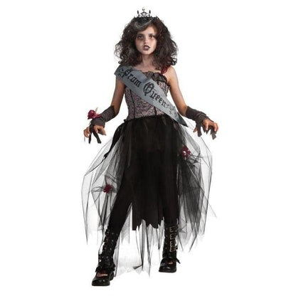 Gothic Prom Queen Costume for Girls 1