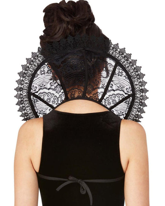 Gothic Stand Up Collar Adult Fever Black Lace 2