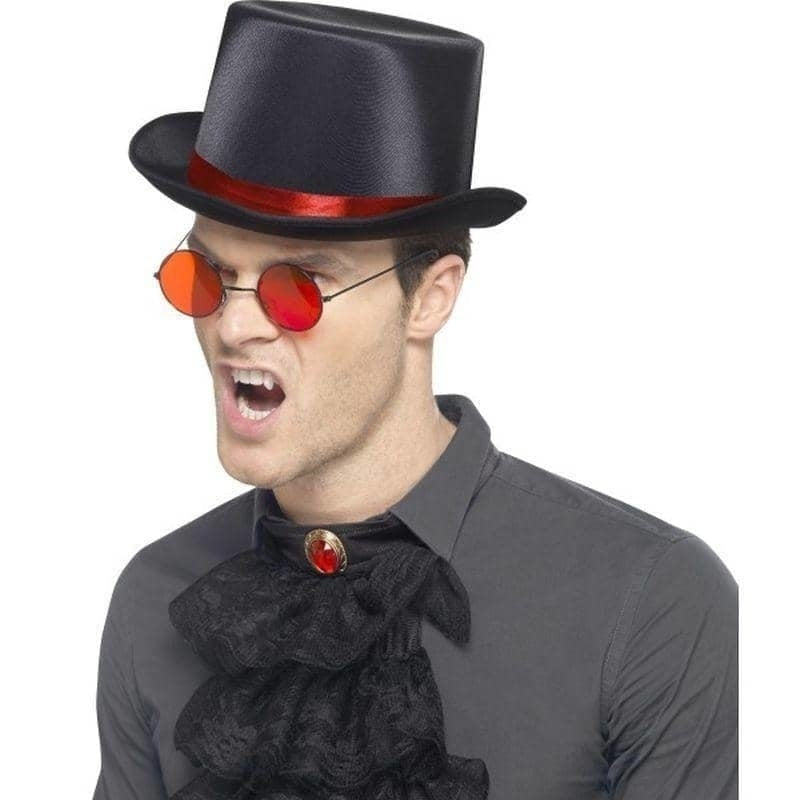 Gothic Vampire Kit Adult Black Red with Jewel 1