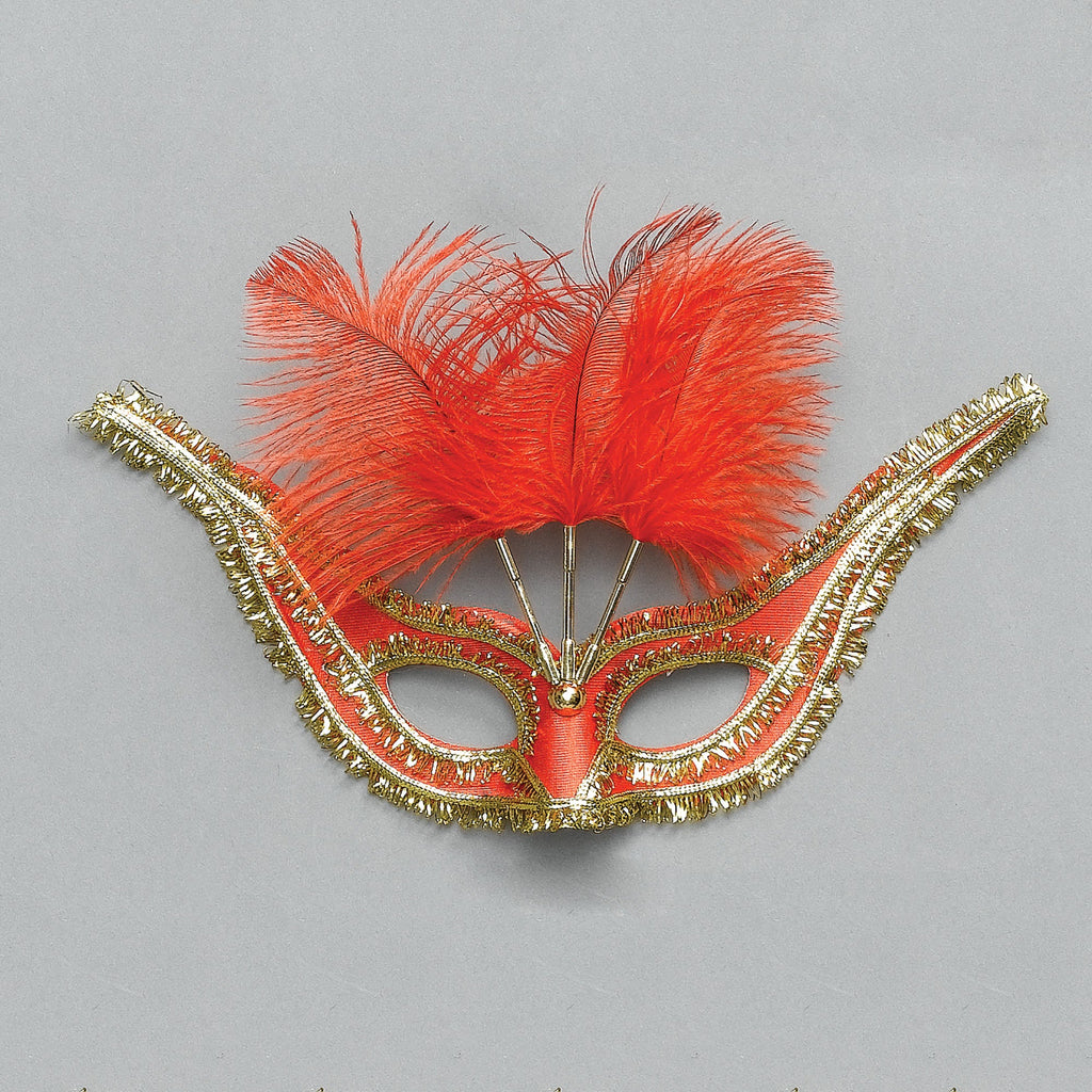 Gran Gala Domino Red Eye Masks Unisex