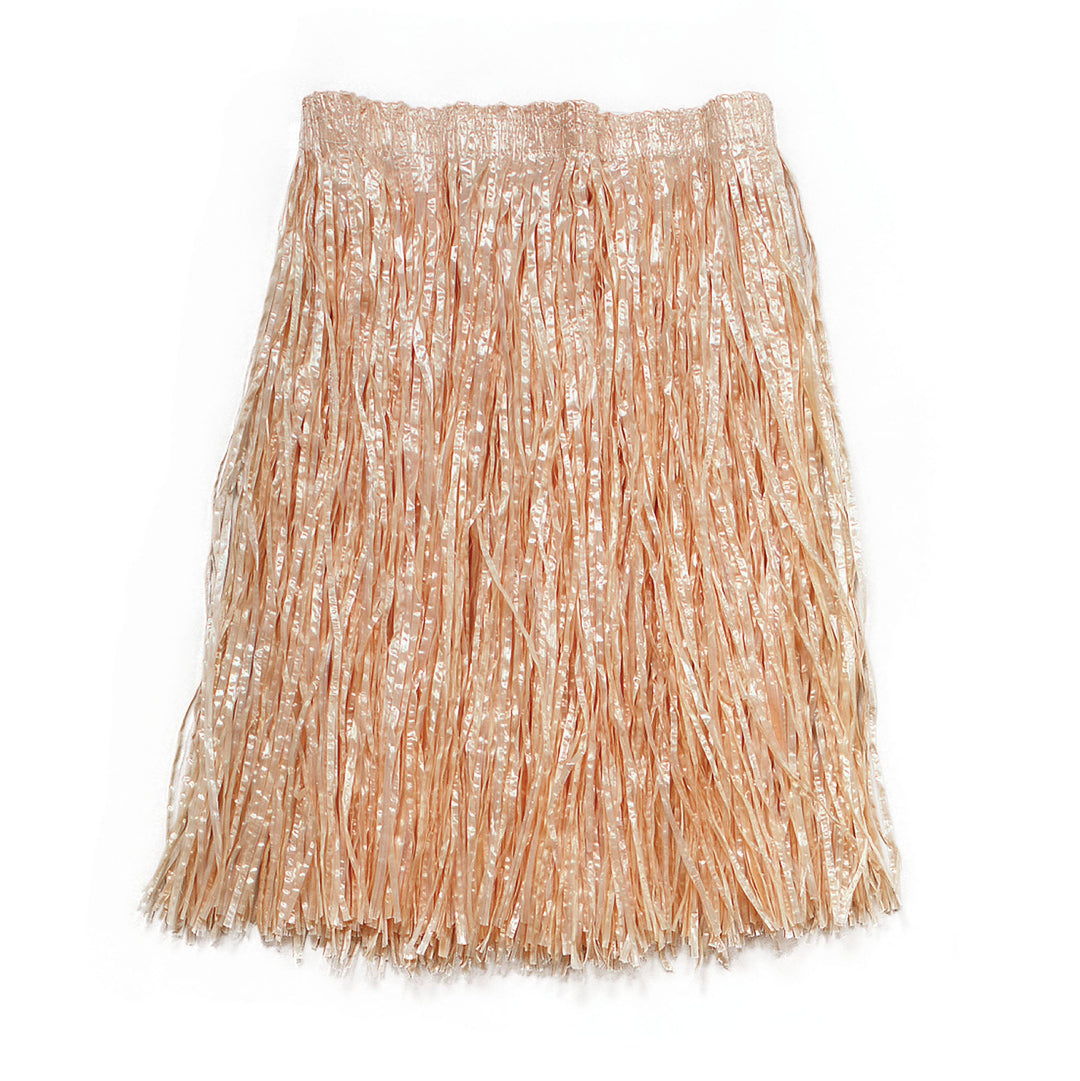 Grass Skirt Plain Straw Look Adult Hawaiian Costume 55cm Long_1
