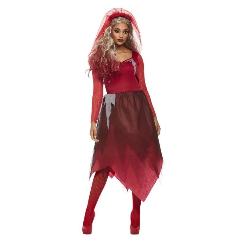 Grave Yard Bride Costume Red_1