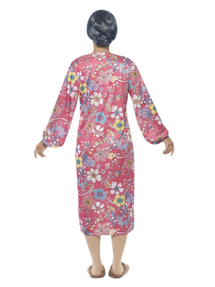 Gravity Granny Costume Adult Pink Bodysuit 4