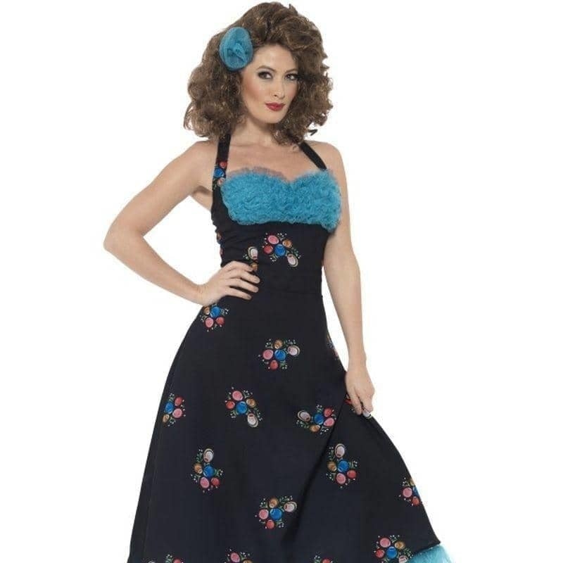Grease Cha Digregorio Costume Adult Black Dress 1