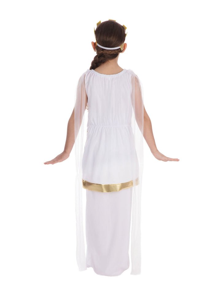 Grecian Girls Costume White Greek Kids Dress_3