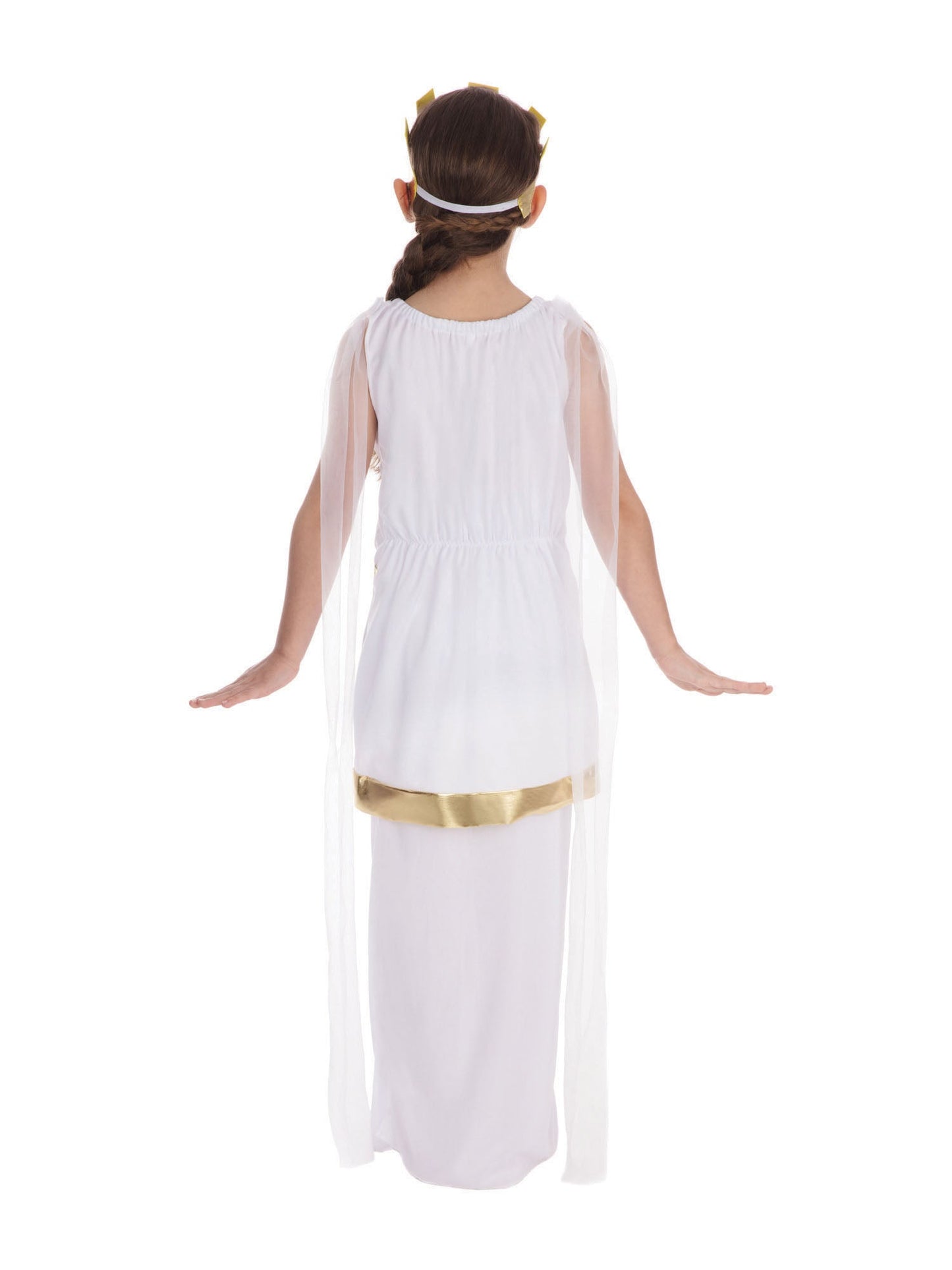 Grecian Girls Costume White Greek Kids Dress 3