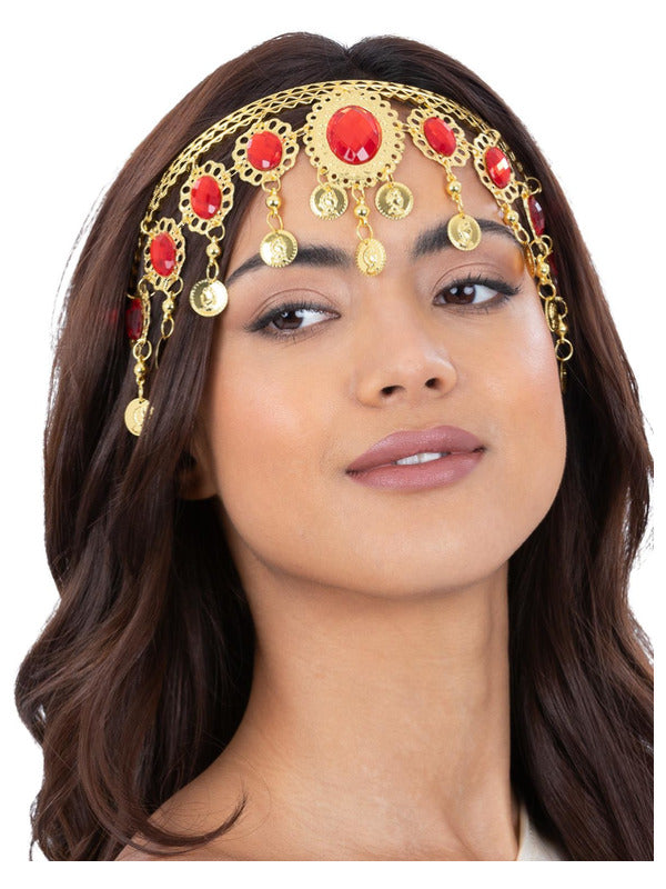 Grecian Gold and Ruby Headdress 1