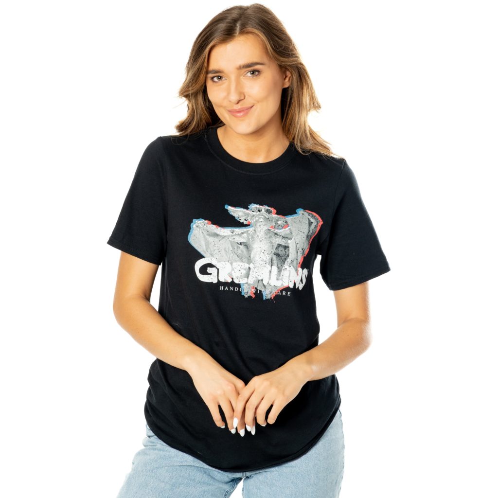 Gremlins Adult Unisex Black Flasher T-Shirt 4
