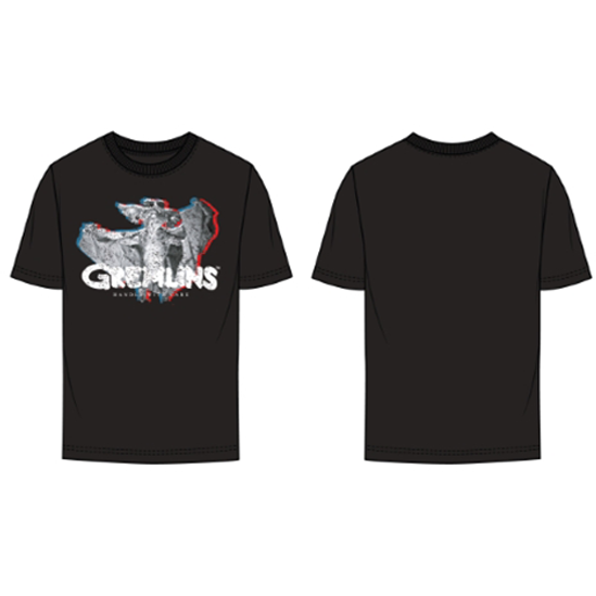 Gremlins Adult Unisex Black Flasher T-Shirt_1