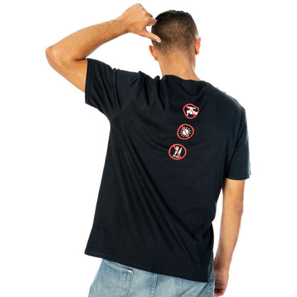 Gremlins Adult Unisex Black Front Back Rules T-shirt 3