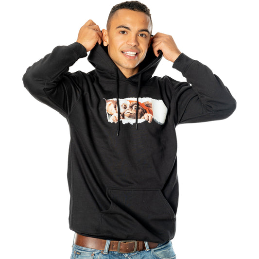 Gremlins Adult Unisex Black Front Back Tear-away Hoodie 1