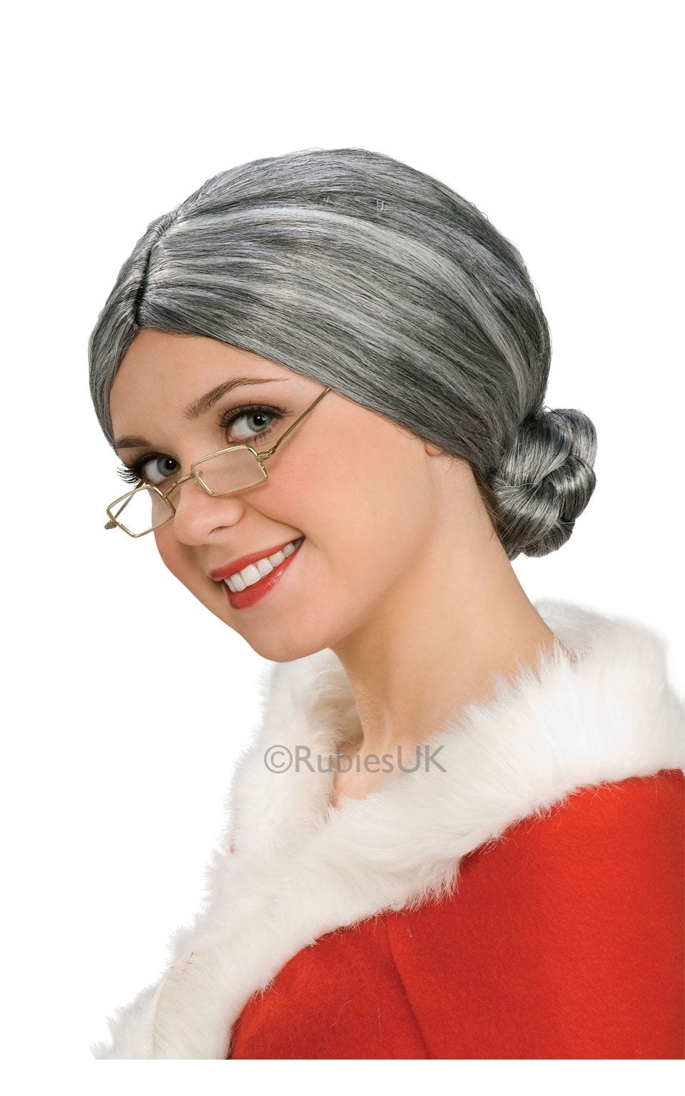 Grey Old Lady Wig 1