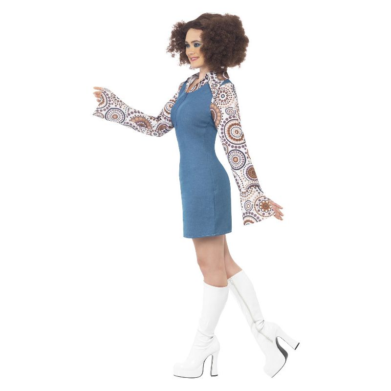 Groovy Dancer Costume Blue Adult 3