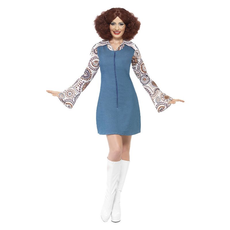 Groovy Dancer Costume Blue Adult 1