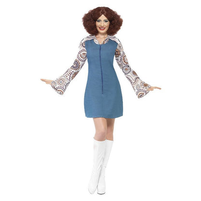 Groovy Dancer Costume Blue Adult 1