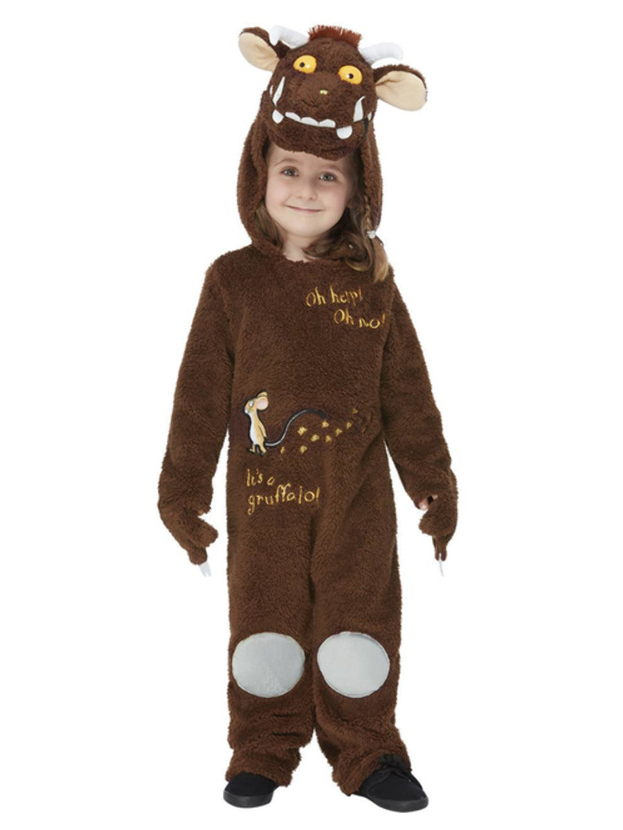 Gruffalo Deluxe Costume Child Brown Jumpsuit Hood 2